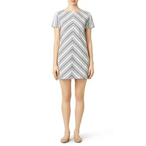See By Chloe Mix Stripe Shift Dress